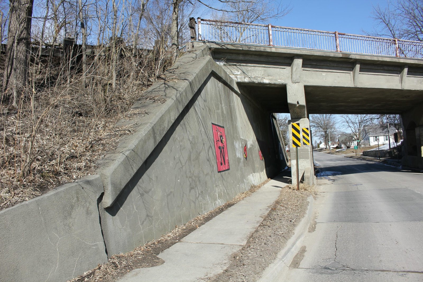West abutment